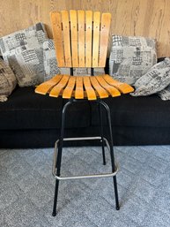 MCM Wood Bar Stool *LOCAL PICKUP ONLY - NO SHIPPING*