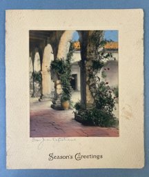 Vintage San Juan Seasons Greetings Card