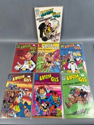 7 Laffin Gas Comic Books.