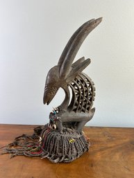 African Tribal Headdress With Antelope