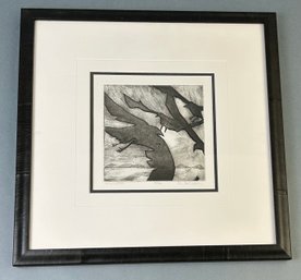 Pencil Signed Kris Falconer Silhouettes Etching Framed