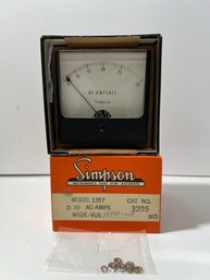 Simpson AC Amperes Model 1357