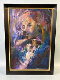 Signed Gussow Oil On Canvas Framed