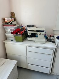 Sears Kenmore Sewing Machine With Cabinet And A Lot Of Extras