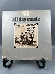 War All Day Music Vinyl Record.