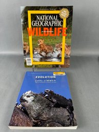 Natl Geo. Wildlife And Book On Evolution