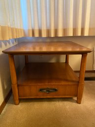 MCM Wood Side Table With A Drawer *Local Pick-Up Only*