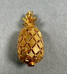 14k Gold Pineapple Charm - No Top Ring