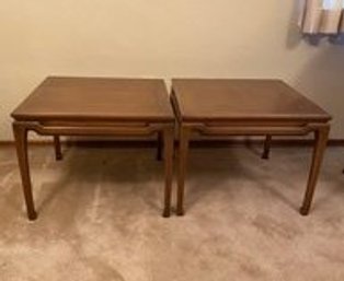 2 MCM Asian Style Side Tables By Fine Art Furniture *Local Pick-Up Only*