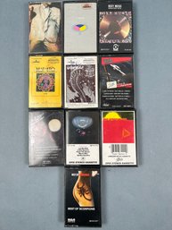 10 Rock And Roll Cassette Tapes.