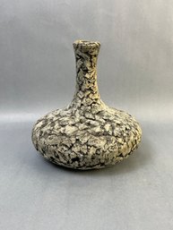 Narrow Top Vase: Shapes Of Clay, Signed By Stan Langtwait