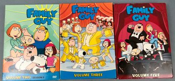 3 Family Guy Sets Of Dvds.
