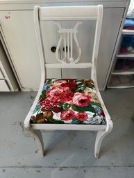 Antique Chair With Floral Cushion