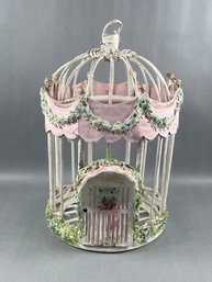 Whimsical Wood Birdcage