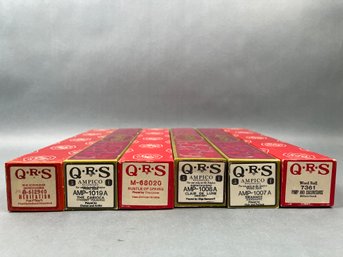 6 Antique Player Piano Rolls.