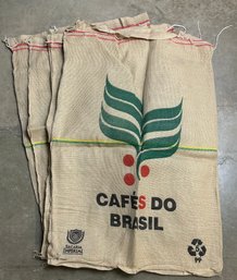 Cafe S Do Brasil Coffee Bean Burlap Bags