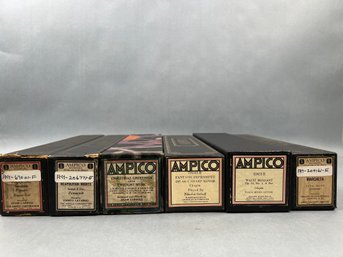 6 Antique Player Piano Rolls.