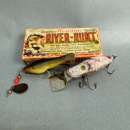 2 Lures-River Runt By Heddon Spook And Deep Creep By Mill Site