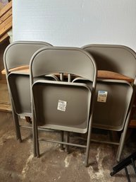 Three Samsonite Folding Chairs