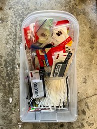 Lot Of Cable Ties And Velcro *Local Pick-up Only*