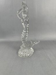 Fostoria Clear Glass Mermaid