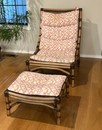 Tommy Bahama Home Lounge Chair & Matching Ottoman *local Pick Up Only*