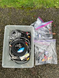 Lot Of Electronic Cords *Local Pick-up Only*