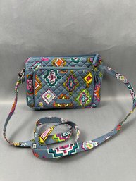 Vera Bradley Small Purse 7x9.5 Inch.