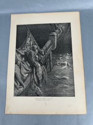 Gustave Dore Print From The Poem: The Rime Of The Ancient Mariner #2