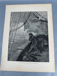 Gustave Dore Print From The Poem: The Rime Of The Ancient Mariner # 6