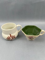 2 Vintage Coffee Cups.