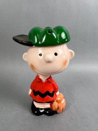 Vintage 1966 Peanuts Charlie Brown Bobble Head Doll.