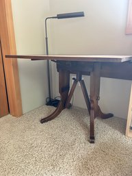 Vintage Drop Leaf & Folding Trestle Table