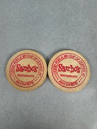 Vintage Sambos  Coffee Tokens