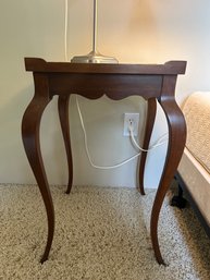 Square Top Wood End Table