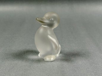 Small Crystal De Serves Frosted Duckling - France