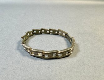 Silver Tone Link Bracelet
