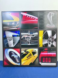 Open Road Brands Ford Mustang Collage Wall Hanging-Local Pick Up