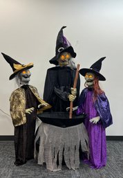 Animated 3 Witches With Lights And Sounds