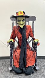 Full Size Witch On Rocking Chair