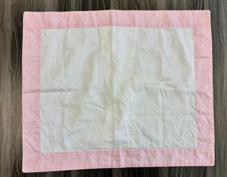 St. Geneve Pink And White Pillow Sham