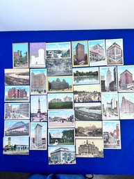 Lot Of 30 Vintage Ohio Postcards Unposted.