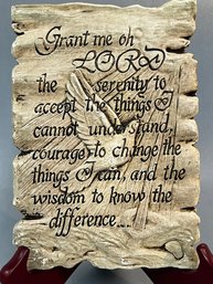 God's Grant The Serenity Prayer