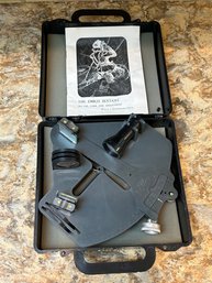 Vintage Ebbco Micrometer Sextant With Carrying Case