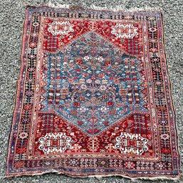 Hand Knotted Rug Tribal Made In Iran