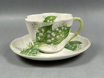 Lily Of The Valley - Shelley Fine Bone China Single Cup & Saucer