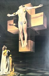 Salvador Dali Corpus Hypercubus Crucifixion Print Framed