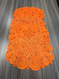 70's Placemats Set Of 4 Orange