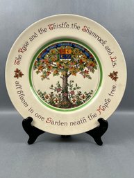 John Doulton - The Rose And The Thistle Plate #2