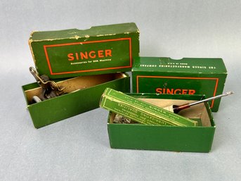 Vintage Singer Sewing Machine Attachments